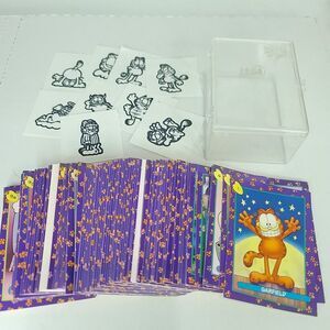 Garfield Premier Edition Base Trading Card Set 100 Cards Skybox 1992  9 Tattoos